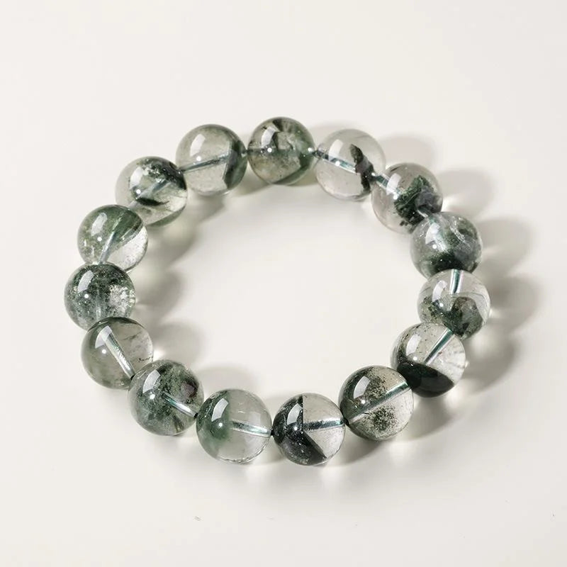 Green Crystal Bead Bracelet | Green Beaded Accessory in Selectable Styles — product image