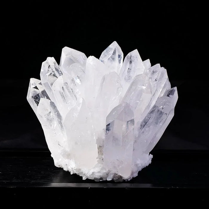 Yellow & White Crystal Cluster Décor — crystal home decor, product view