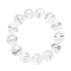White Phantom Crystal Bead Bracelet — crystal bracelet, additional product view