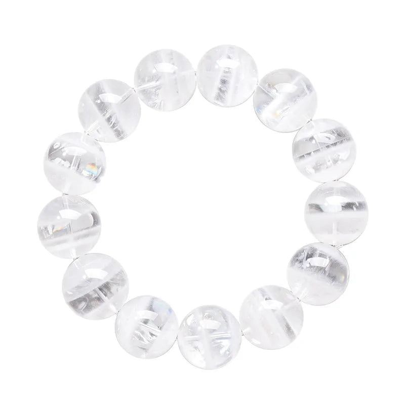 White Phantom Crystal Bead Bracelet — crystal bracelet, additional product view