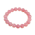 Pink Crystal Bead Bracelet — crystal bracelet, additional product view