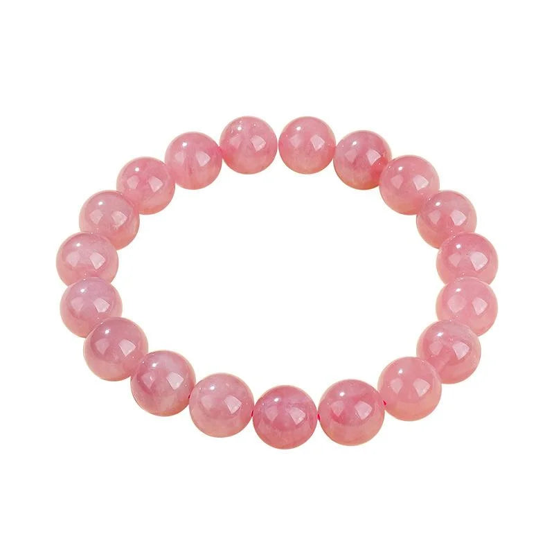 Pink Crystal Bead Bracelet — crystal bracelet, additional product view
