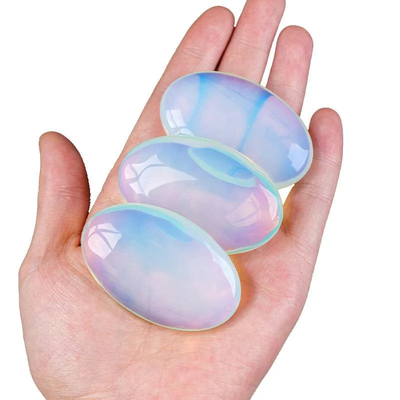 Opal Crystal Decorative Stone — crystal home decor, lifestyle view