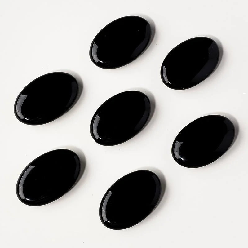 Obsidian Decorative Stone — crystal home decor, detail view