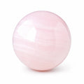 Natural Pink Calcite Sphere — natural crystal sphere, detail view