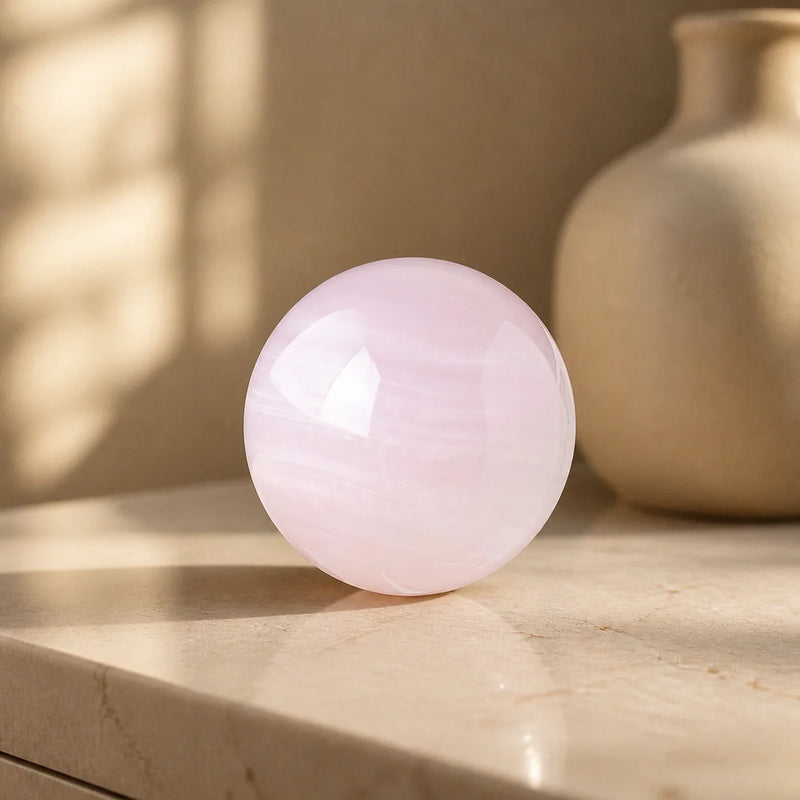 Pink Calcite Sphere