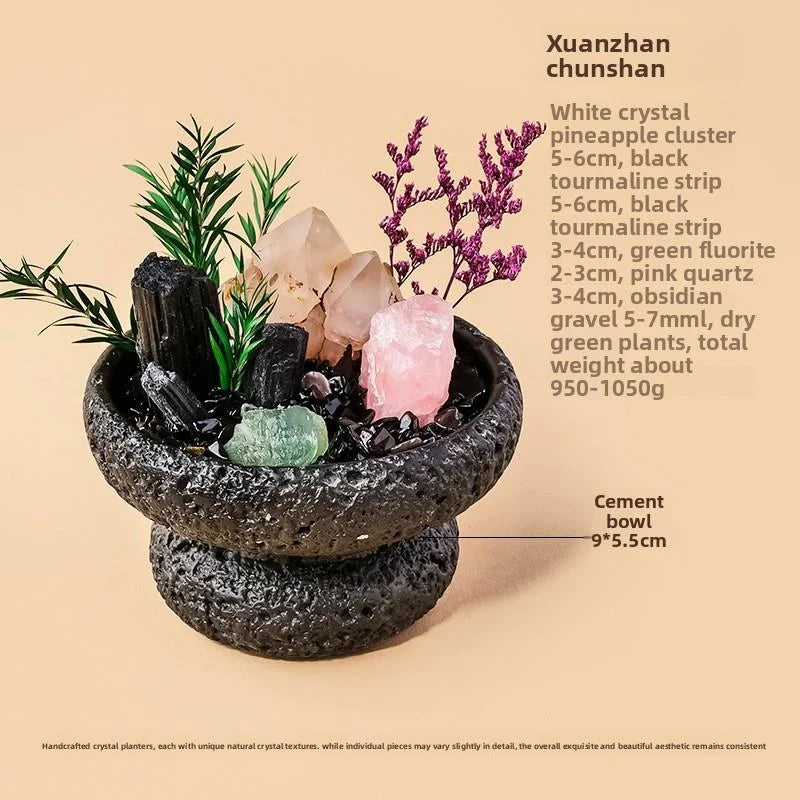 Miniature Crystal Bonsai Landscape — crystal bonsai decor, additional product view