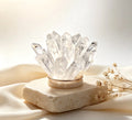 White Crystal Cluster Home Decor — crystal decor, product view