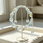 Pure Light Crystal Macrame Bracelet — crystal decor, product view