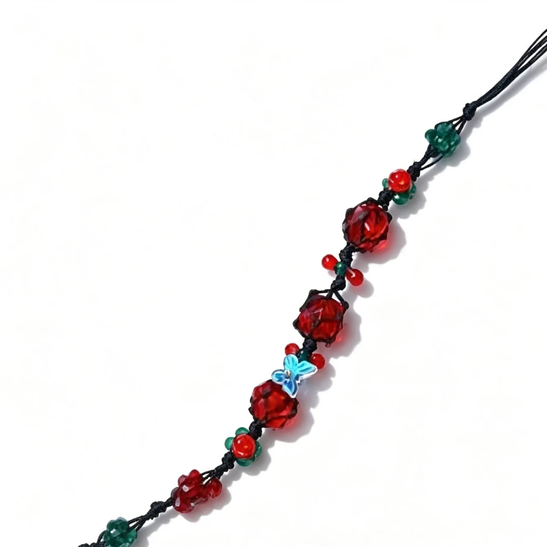 Earth Flame Crystal Macrame Bracelet product image detail 5