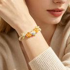Golden Dawn Crystal Macrame Bracelet — crystal decor, additional product view