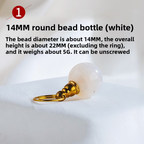Agate Perfume Bottle Pendant Necklace product image detail 4