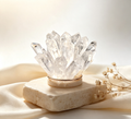 White Crystal Cluster Home Decor