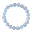 Aquamarine Crystal Bead Bracelet — crystal bracelet, additional product view