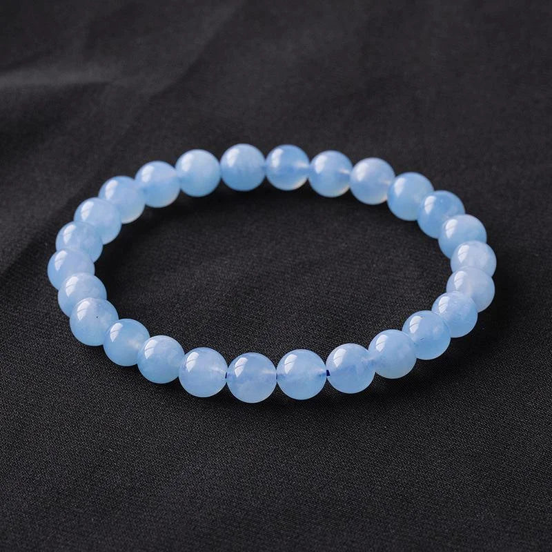 Aquamarine Beaded Bracelet