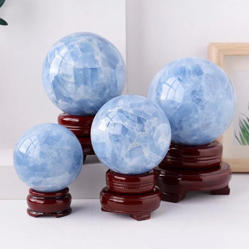 Blue Celestite Sphere