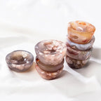 Cherry Blossom Agate Crystal Bowl — tableware, additional product view