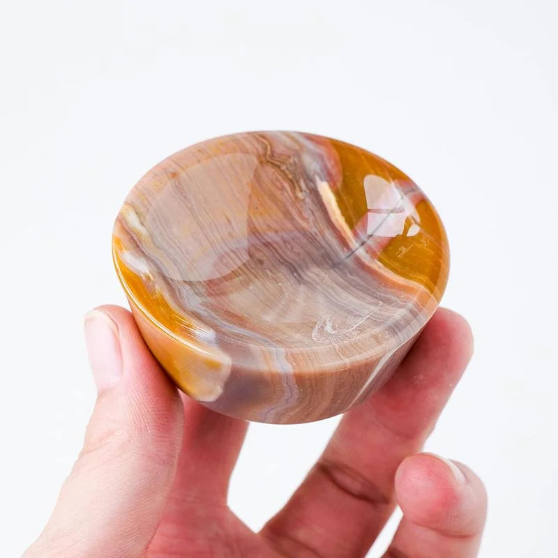 Cherry Blossom Agate Trinket Bowl