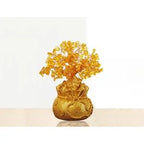 Citrine Crystal Money Tree Ornament — crystal home decor, additional product view