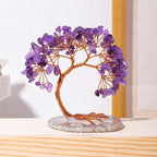 Colorful Crystal Phoenix Tree Ornament — crystal home decor, additional product view