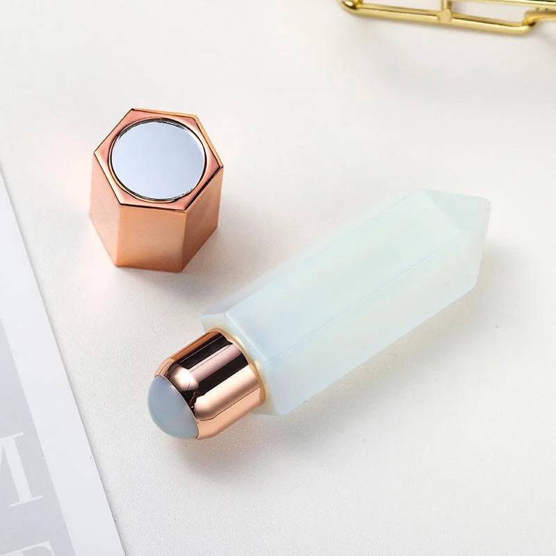 Crystal Essential Oil Roller Bottle — decorative storage, detail view