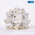 Crystal Fox Figurine — crystal home decor, detail view