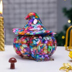 Crystal Pebble Pumpkin House Jar — decorative storage, additional product view