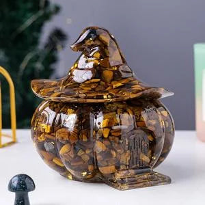 Crystal Pebble Pumpkin House Jar — decorative storage, additional product view
